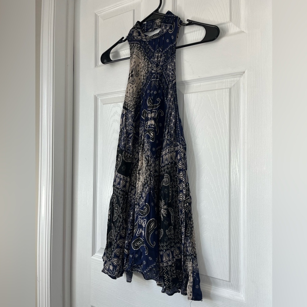 Free People Intimately Beaux Slip Dress Bandana Print XS - Picture 9 of 10